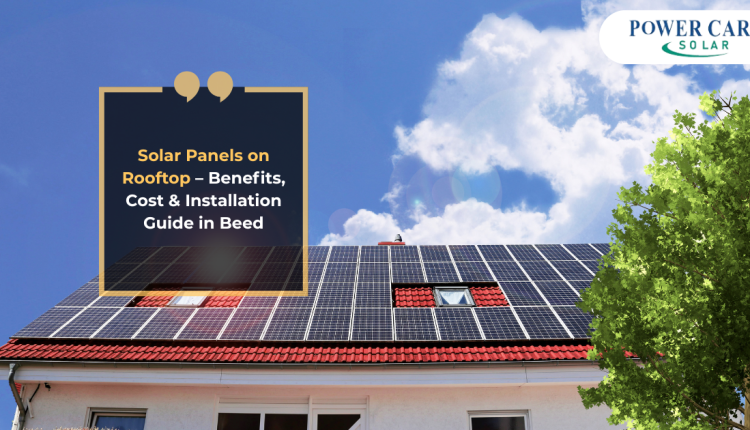 Solar Panels on Rooftop