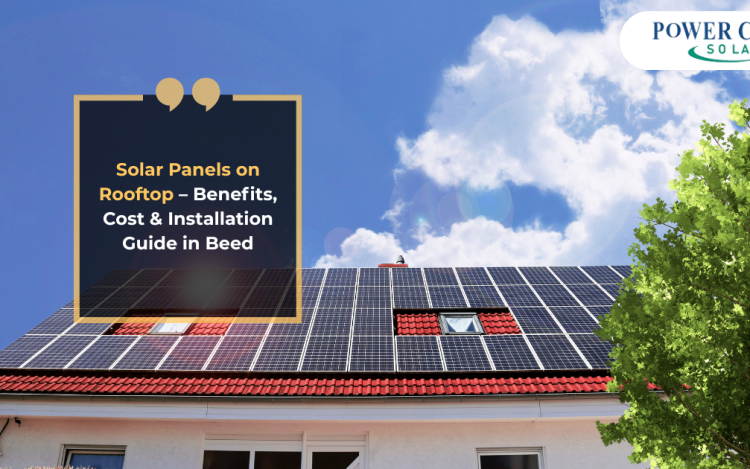 Solar Panels on Rooftop